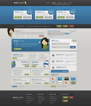 PROFESSIONAL WEB HOSTING LAYOUT