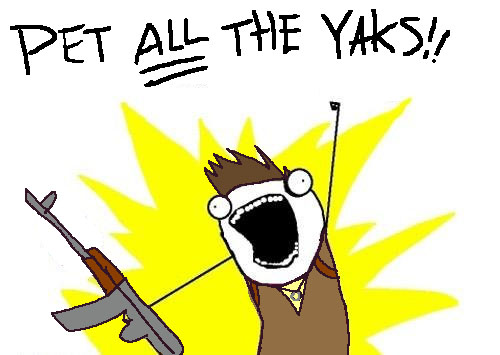 PET ALL THE YAKS!!