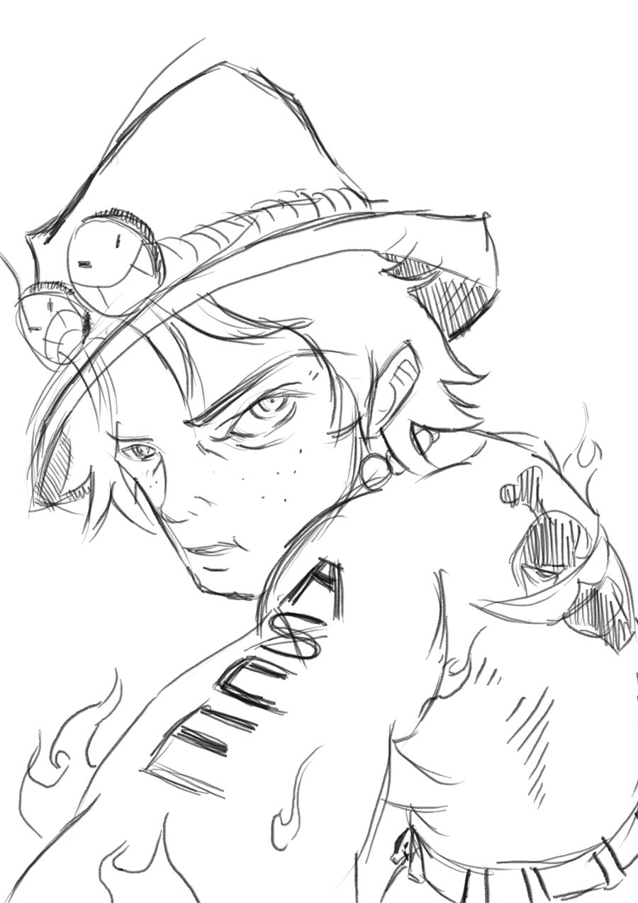 Ace One Piece By Mudjib On Deviantart Ace One Piece By Mudjib On Deviantart