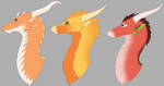 Fruit Dragon Adopts (Closed) by Nature-Star