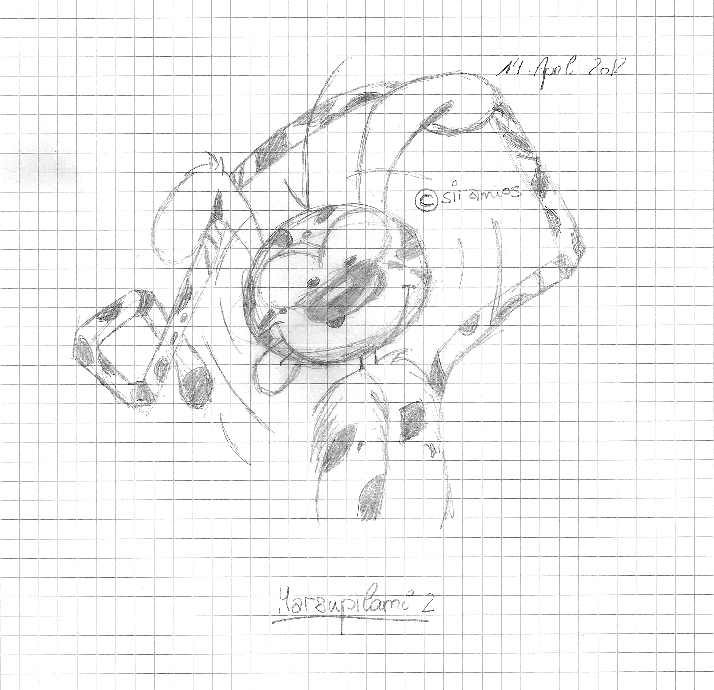 Marsupilami Drawing 2. by siramios on DeviantArt