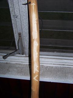 RUNE STAFF CARVING