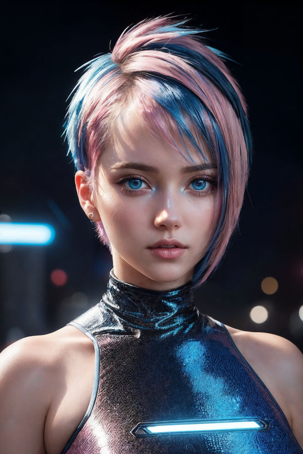 Deviantart Radaikai Cyberpunk girl by RadaikAI on DeviantArt