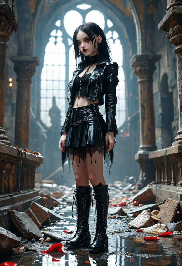 Deviantart Radaikai Goth girl by RadaikAI on DeviantArt