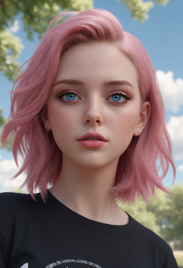 Deviantart Radaikai Cute pink hair girl by RadaikAI on DeviantArt