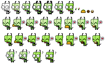 Custom Gir Sprite Sheet