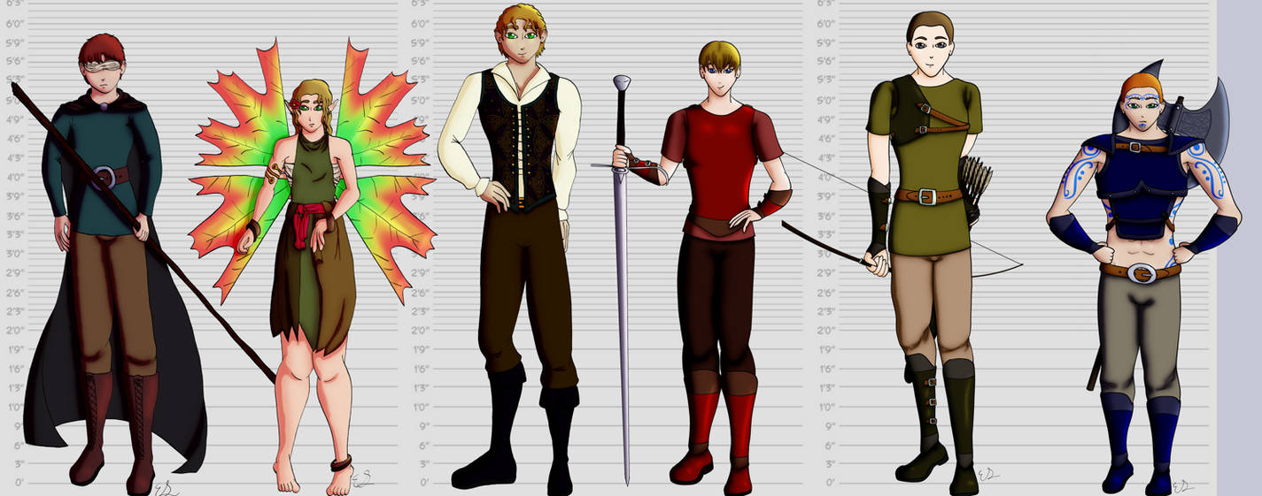 Height Comparison Chart by emmathornley on DeviantArt