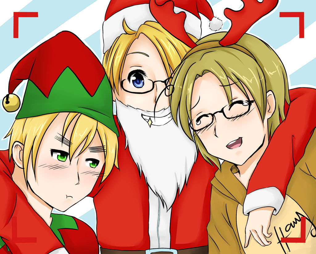 [Secret Santa] Smile for the camera! [Hetalia]