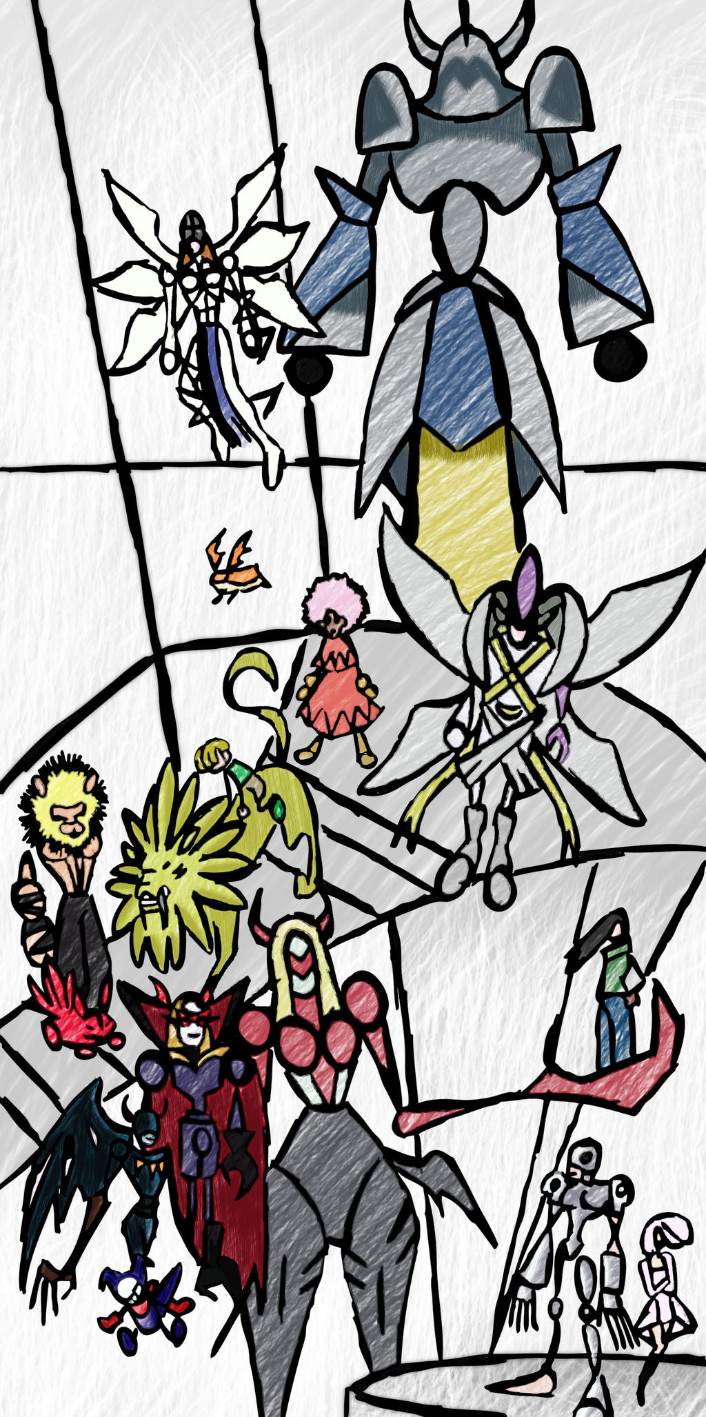 Deviantart Reference Digimon Digimon by alexocube on DeviantArt