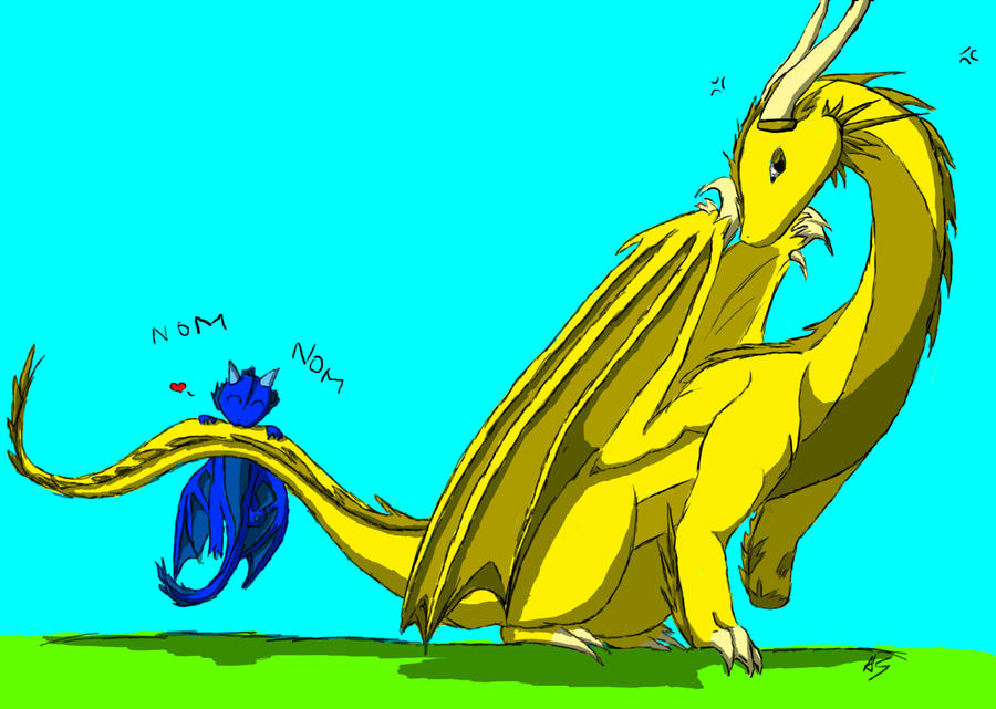 Colored Gleadr and Saphira