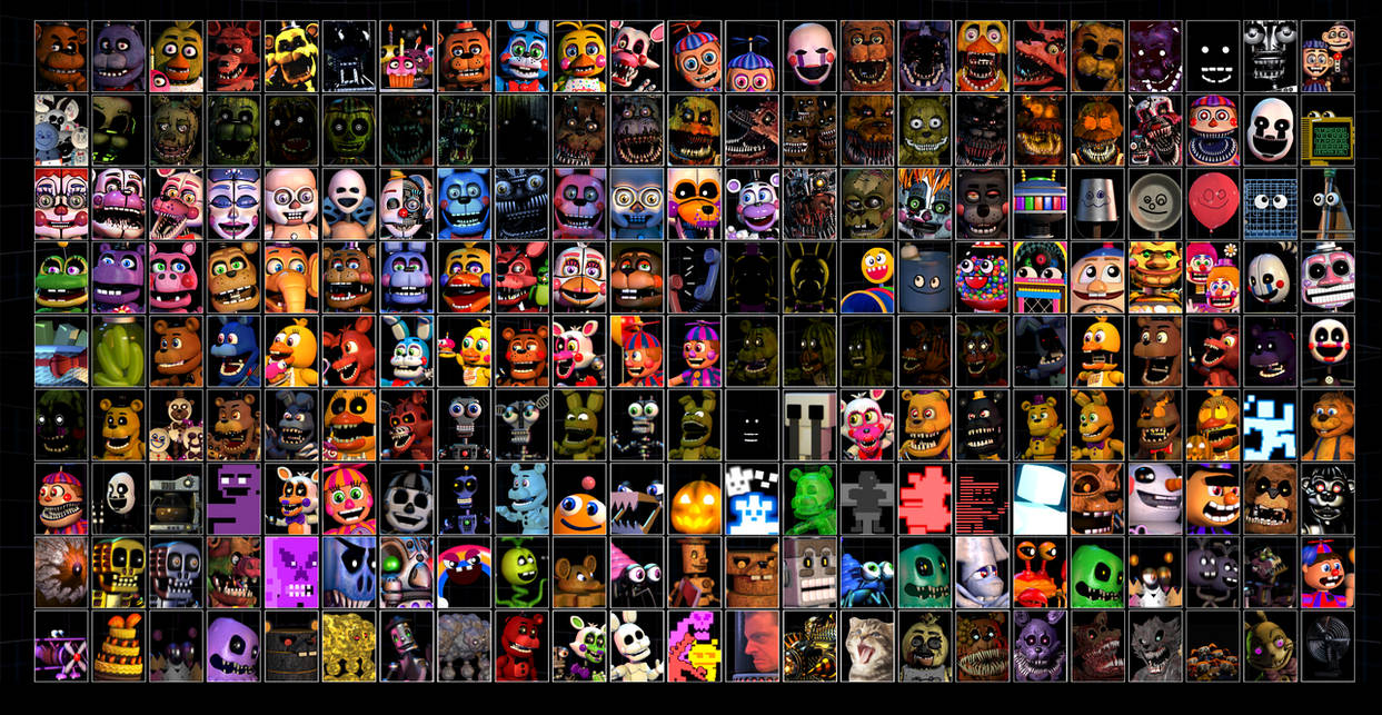FNaF True Ultimate Custom Night Roster by Dudebromanguyperson on DeviantArt