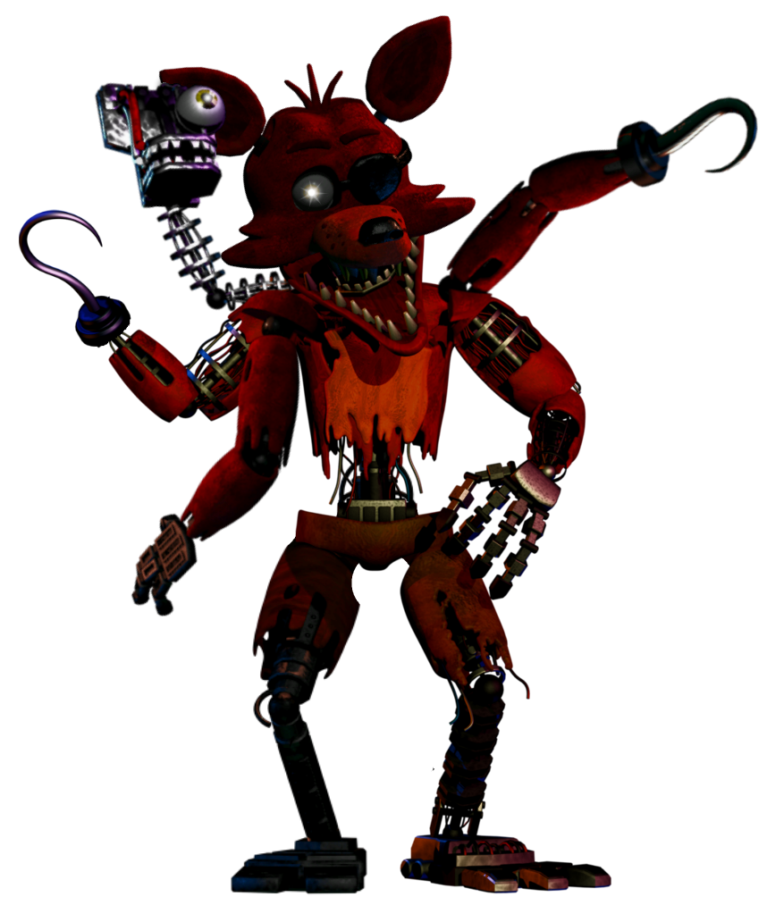 Fixed Withered Foxy by terbonner on DeviantArt