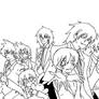 Kingdom Hearts Ouran Lineart