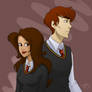 Bella and Edward at Hogwarts