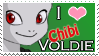 I love Chibi Voldie stamp by uppuN