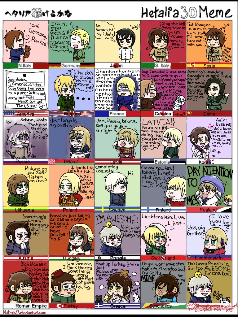 Hetalia 30 Meme