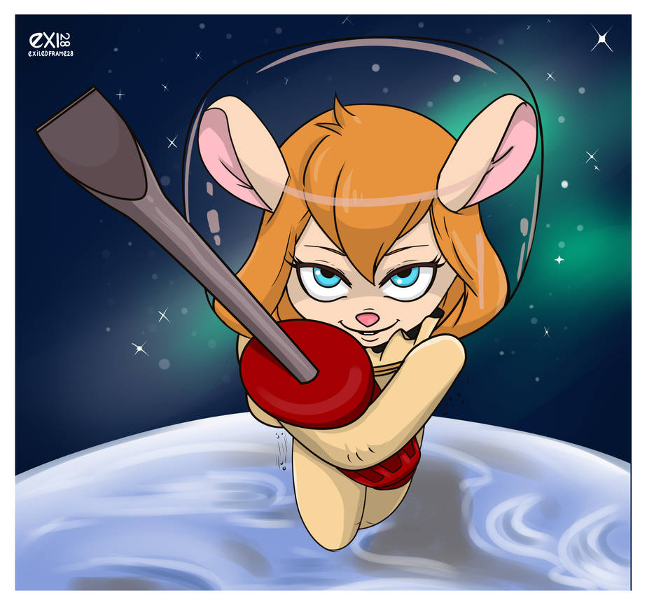 Gadget Rescure Ranger Gadget Hackwrench Spacesuit - Rescue Rangers by ExiledFrame28 on DeviantArt