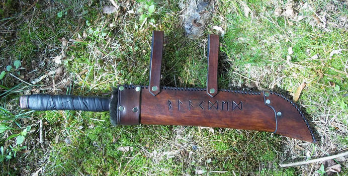 Runic Seax Sheath