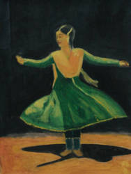 Kathak dancer