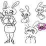 Office Lady Bunny Girl