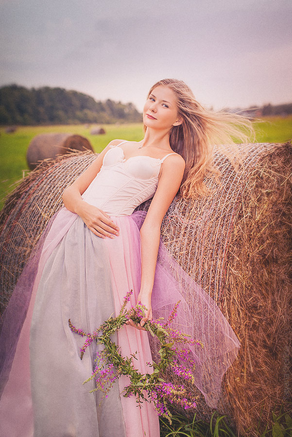 Girl in field