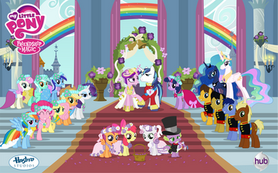 Canterlot Wedding Poster Vector