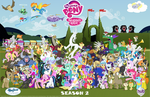 Season 2 Cast Poster Vector by MLP-Vector-Collabs
