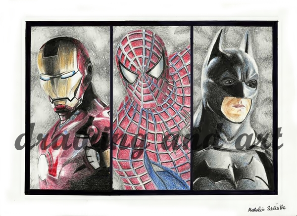 ironman-spiderman-batman by drawingsbynatalia on DeviantArt