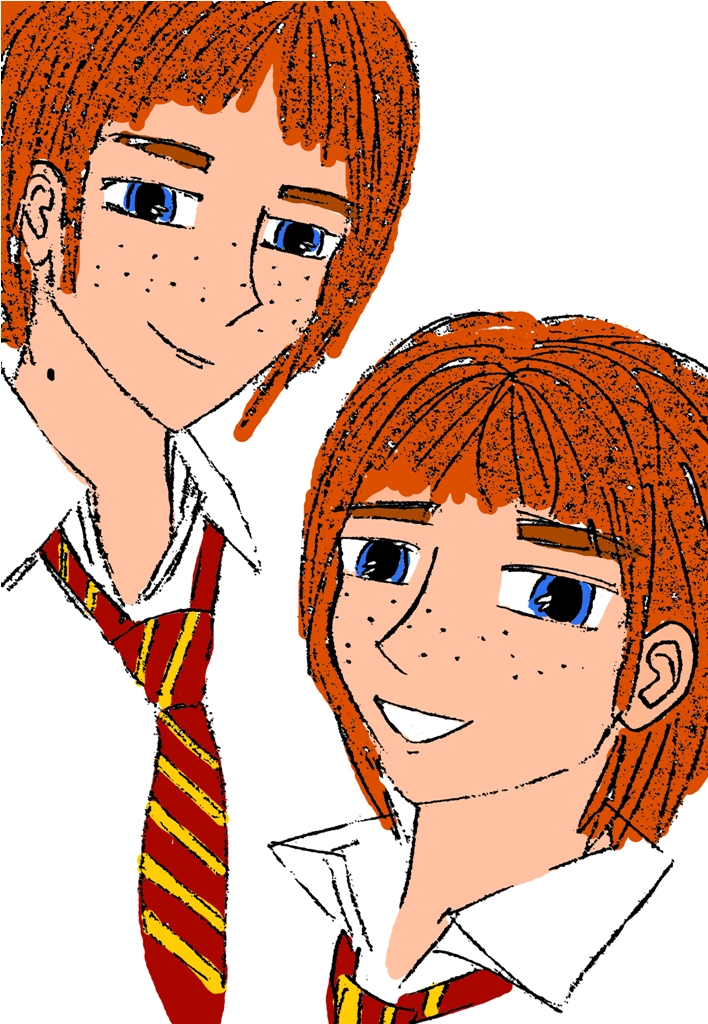 The Weasley Twins by sabrestar on DeviantArt