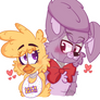 Bonnie X Chica{new Art Style Maybe}  