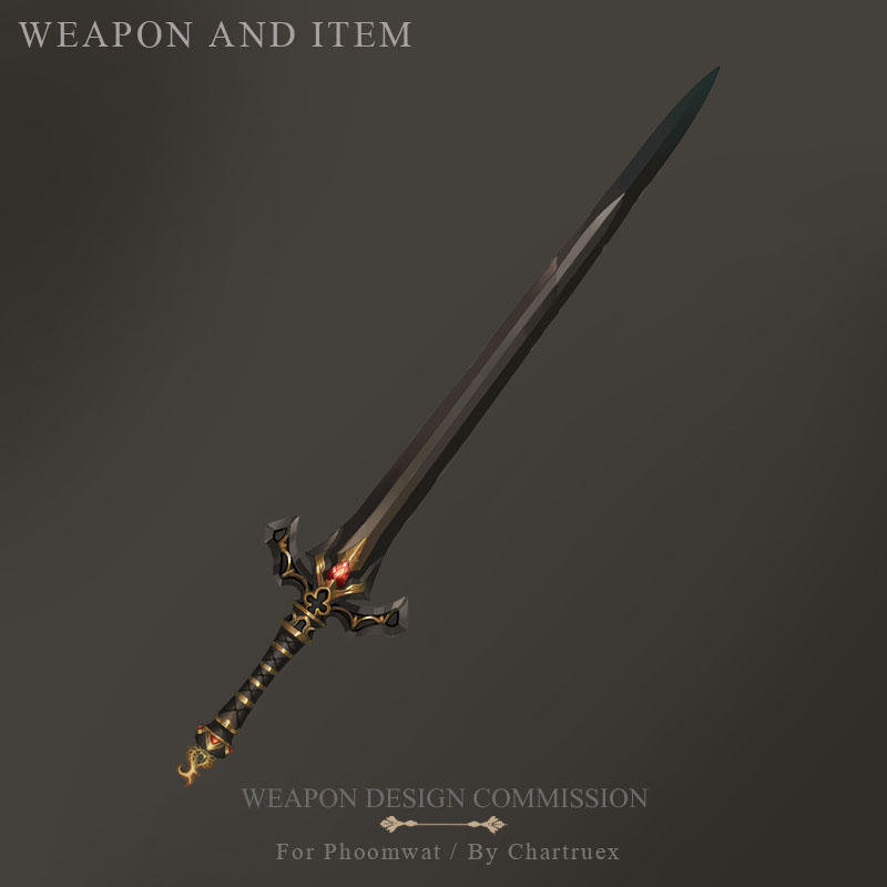 Weapon Series black sword by Chartruex on DeviantArt