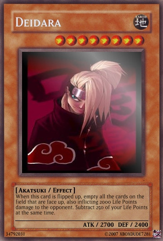 Deidara Card