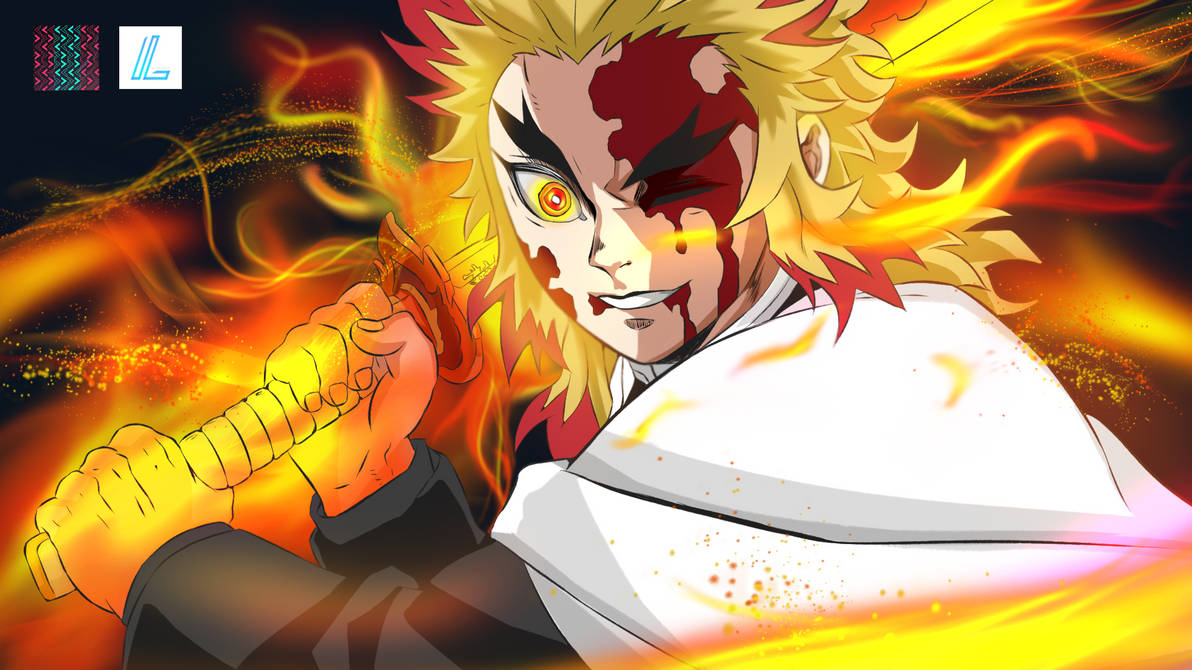 Kimetsu no Yaiba's Rengoku Kyojuro Fan Art by RVLLEN on DeviantArt