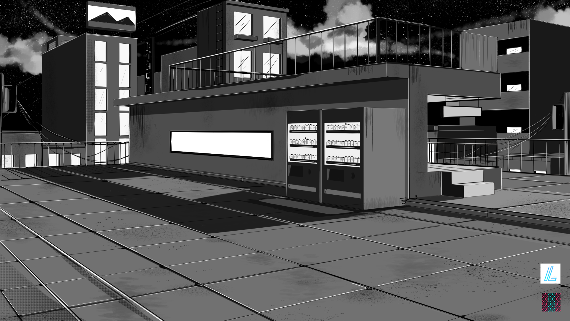 Rooftop Anime Background by RVLLEN on DeviantArt Rooftop Anime Background by RVLLEN on DeviantArt