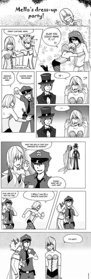 Mello's dress-up party