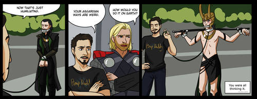 so you know at the end of Avengers...