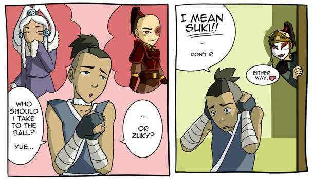 Sokka's date to the ball