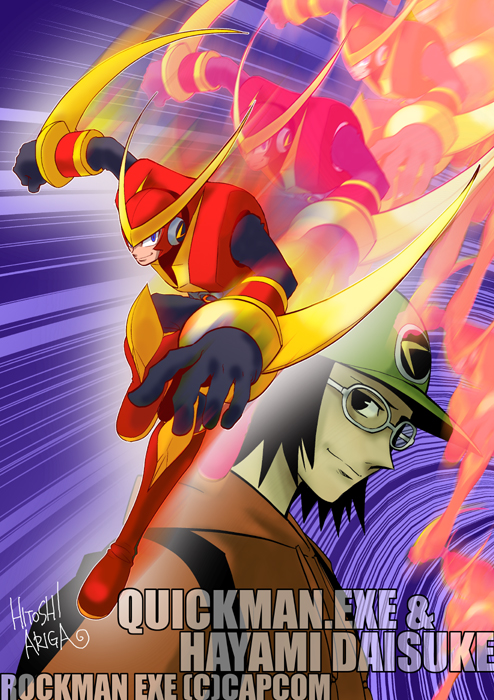 QuickMan.EXE by HitoshiAriga on DeviantArt