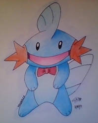 Mudkip with a bow tie!