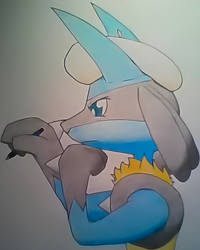 Me As The Artist Lucario