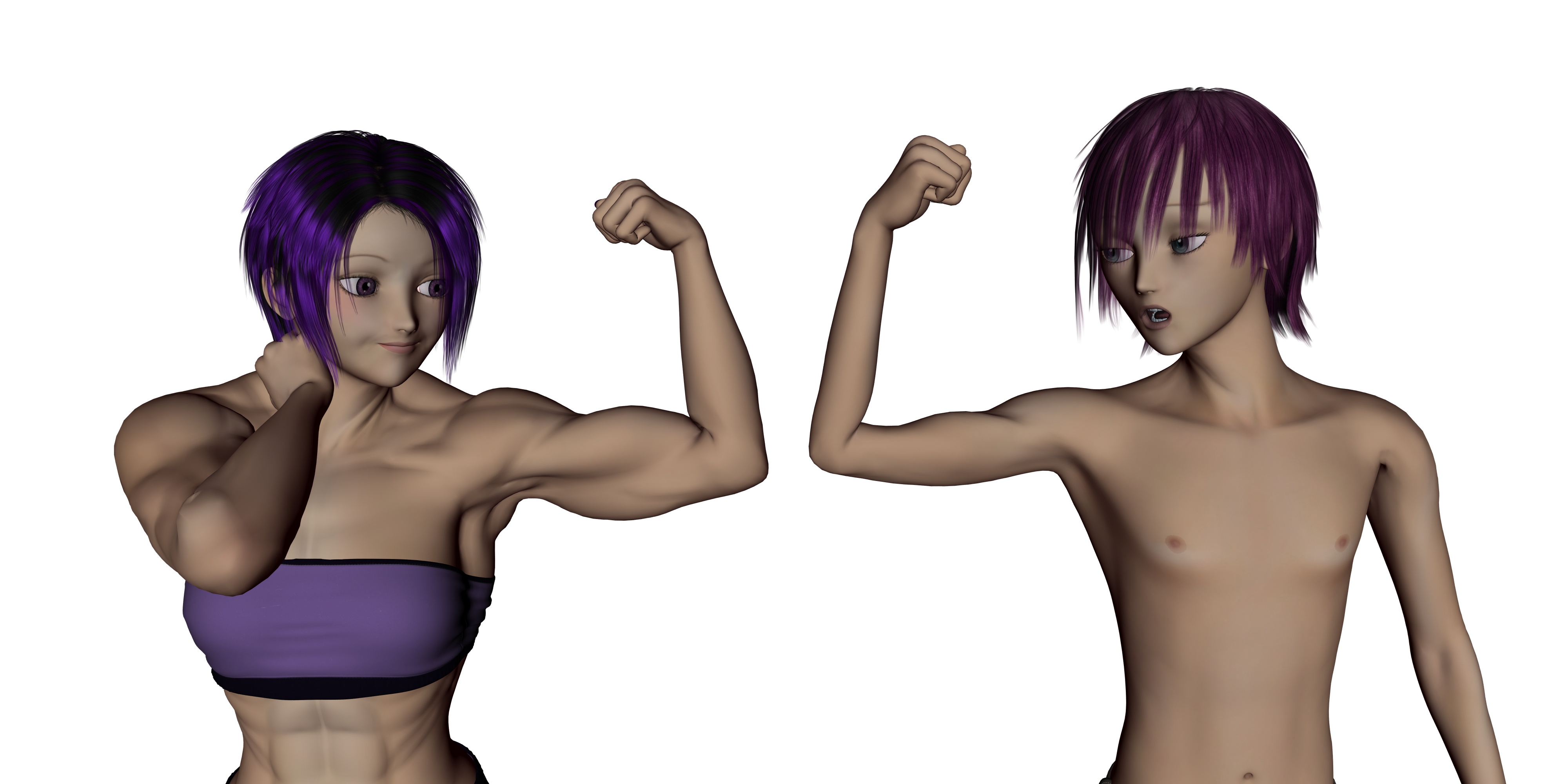 Muscle Comparison By Nyappu On DeviantArt muscle-comparison-by-nyappu-on-deviantart