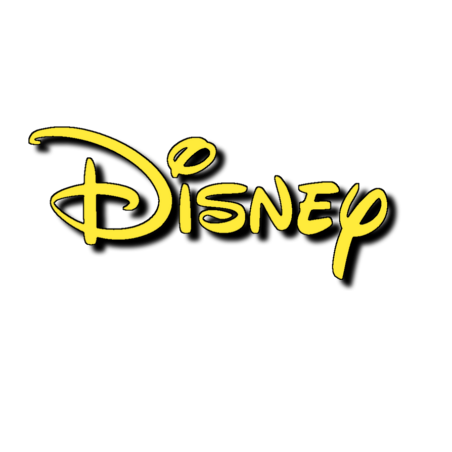 Disney logo yellow and black by Disneychannel43578 on DeviantArt