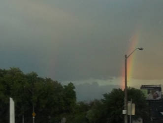 Photograph of rainbow