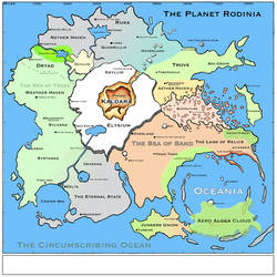 A Map of the Supercontinent Rodinia
