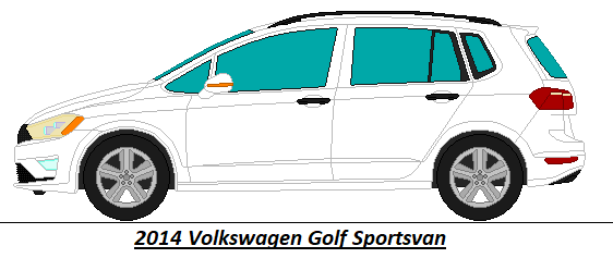 Volkswagen golf top sportsvan 2014
