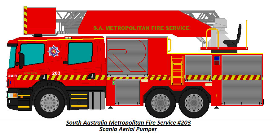 SA Metro Fire Service - 203 - Scania Aerial-Pumper by Uncaflump73 on ...