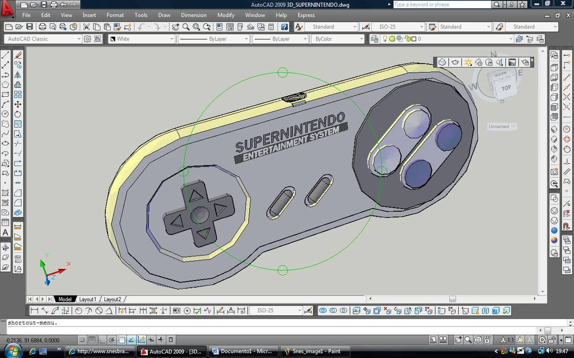 Snes control 02 by ThieresCAD on DeviantArt
