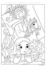 Imam Mahdi coloring page