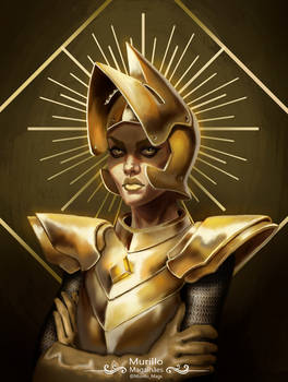 Yellow Diamond Fan Art