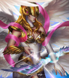 Angewomon - Digimon Fan Art Commission